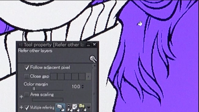 Outils de remplissage avancé Outils de remplissage avancé - Fonctions de CLIP STUDIO PAINT